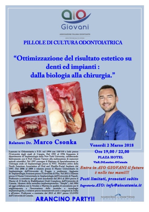 02 Marzo AIOGiovani Dott. Csonka