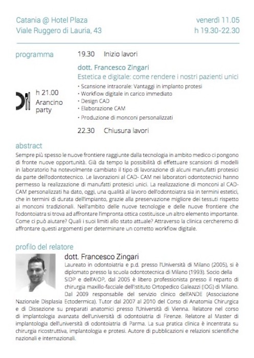11 MAGGIO AIOGIOVANI ESTETICA E DIGITALE GEASS DOTT. FRANCESCO ZINGARI